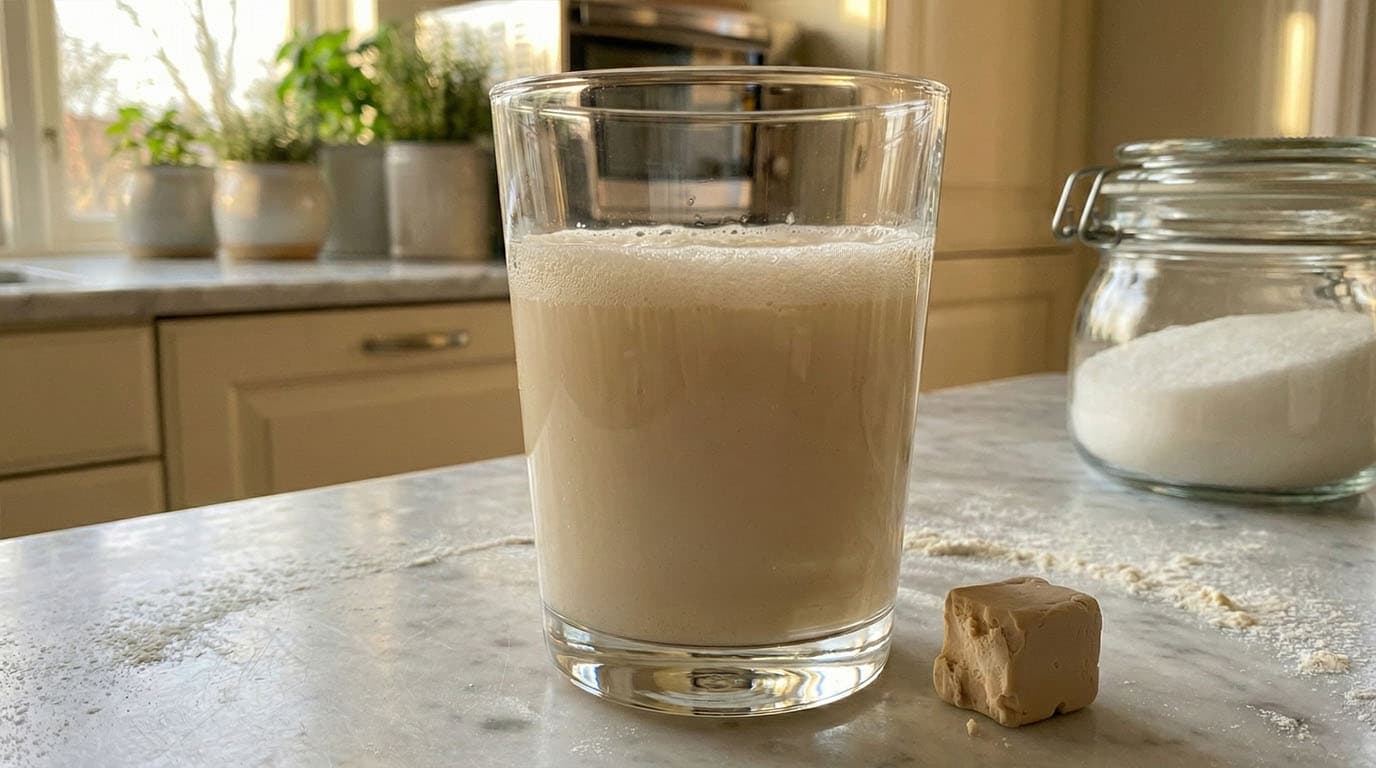 Disuelve la levadura