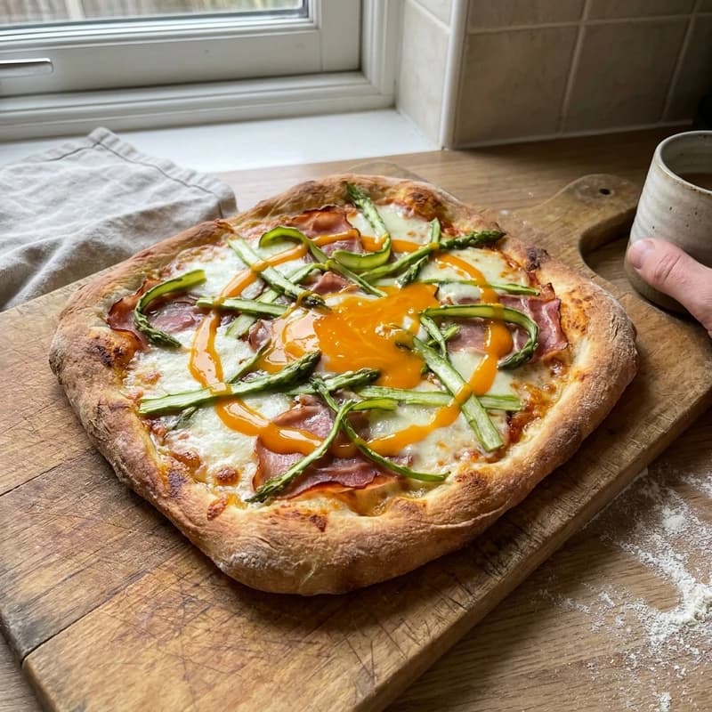 Speck, Asparagus & Hot Egg Yolk
