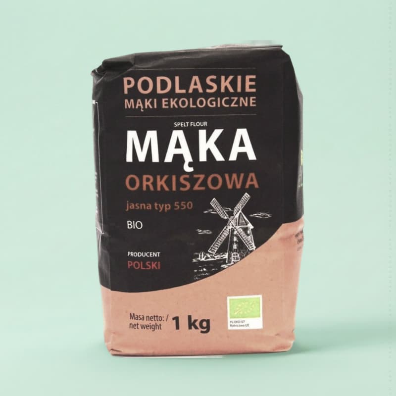Mąka Orkiszowa Jasna Typ 550 BIO