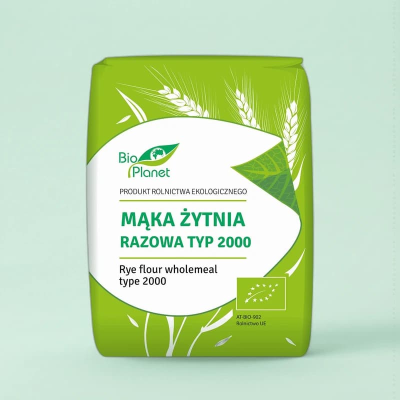 Mąka żytnia razowa typ 2000 BIO