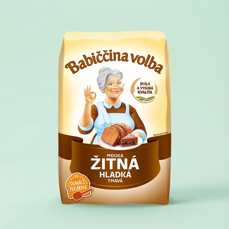 Mouka žitná hladká chlebová