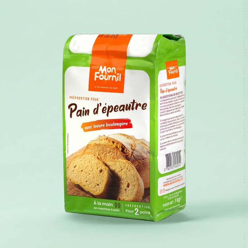 Préparation pour pain d’épeautre