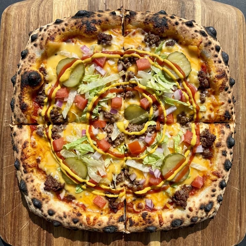 Cheeseburger Pizza