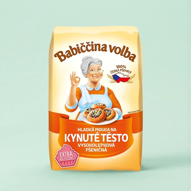 Hladká mouka na kynuté těsto pšeničná