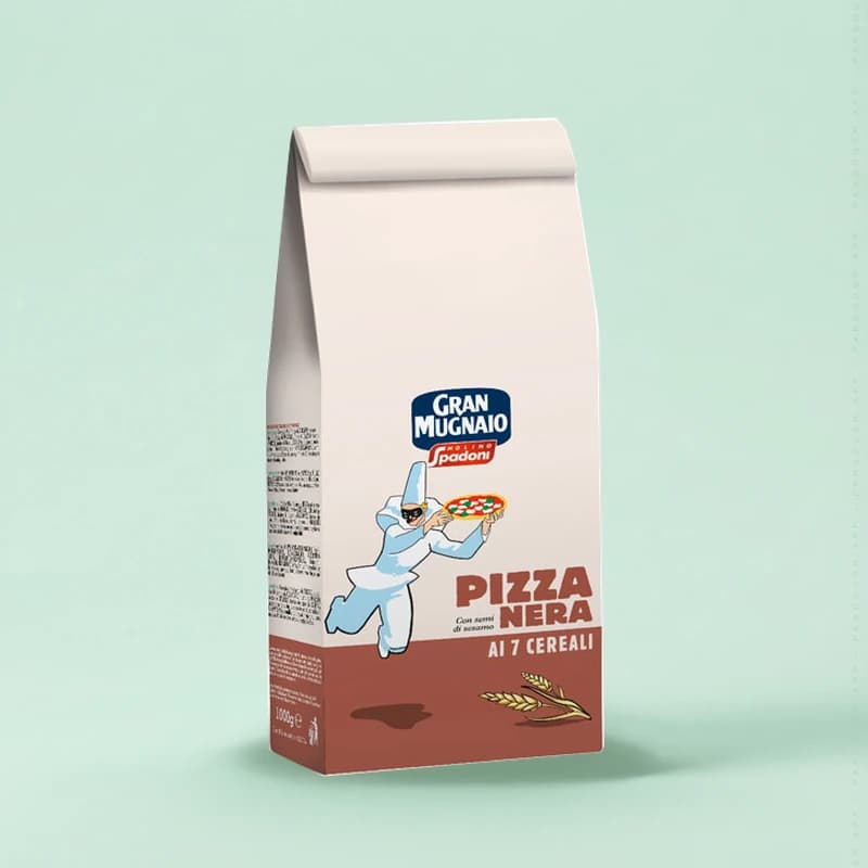 Miscela per Pizza Nera ai 7 Cereali