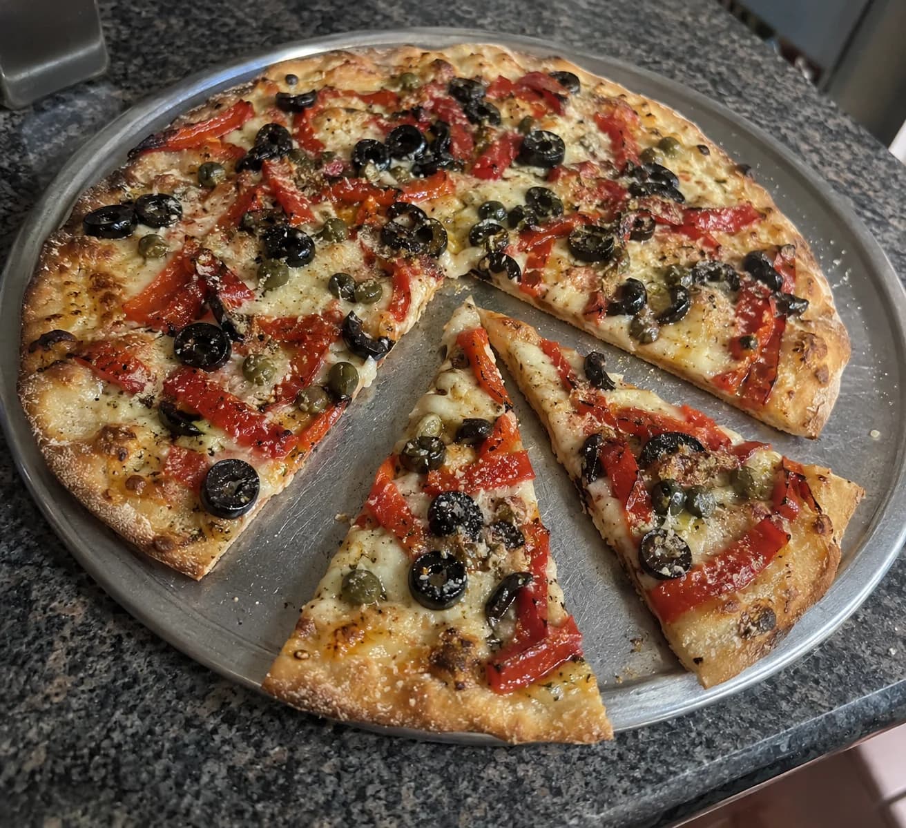 Peppers, Smoked Cheese and Capers