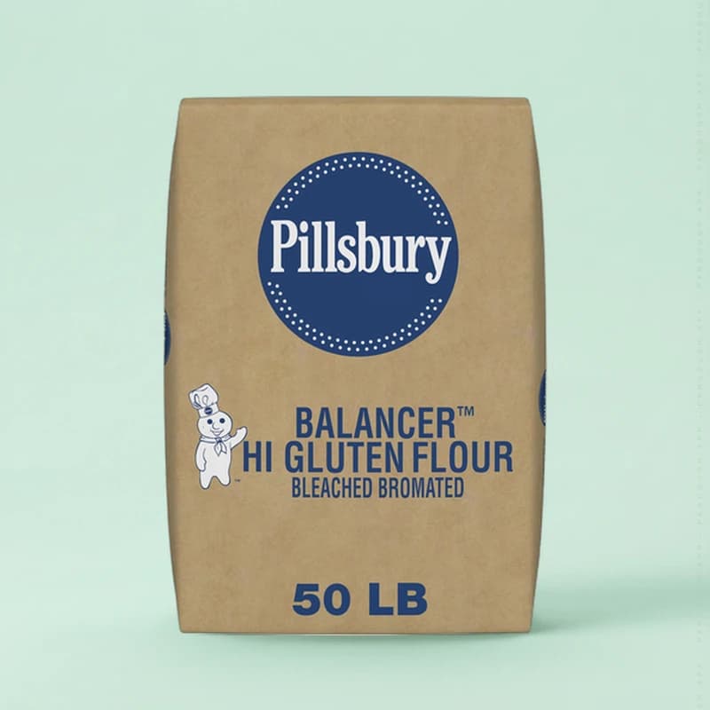 Pillsbury Balancer Bakery Flour Bulk Sack High Gluten Bleached Bromated