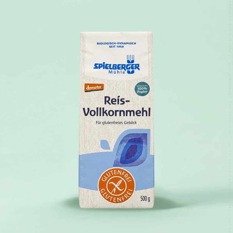 Reis-Vollkornmehl glutenfrei