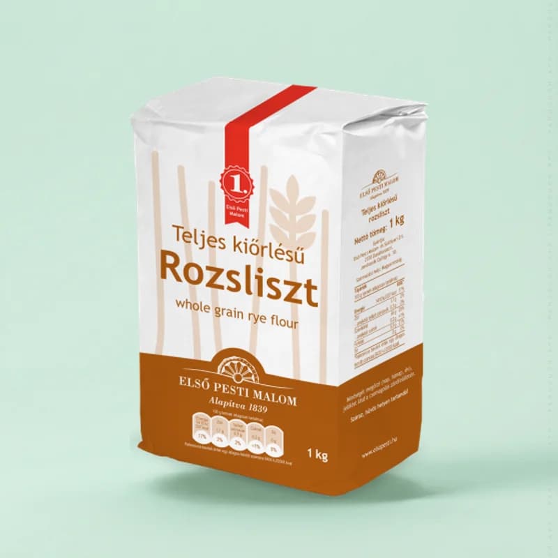 Teljes kiőrlésű rozsliszt RL190