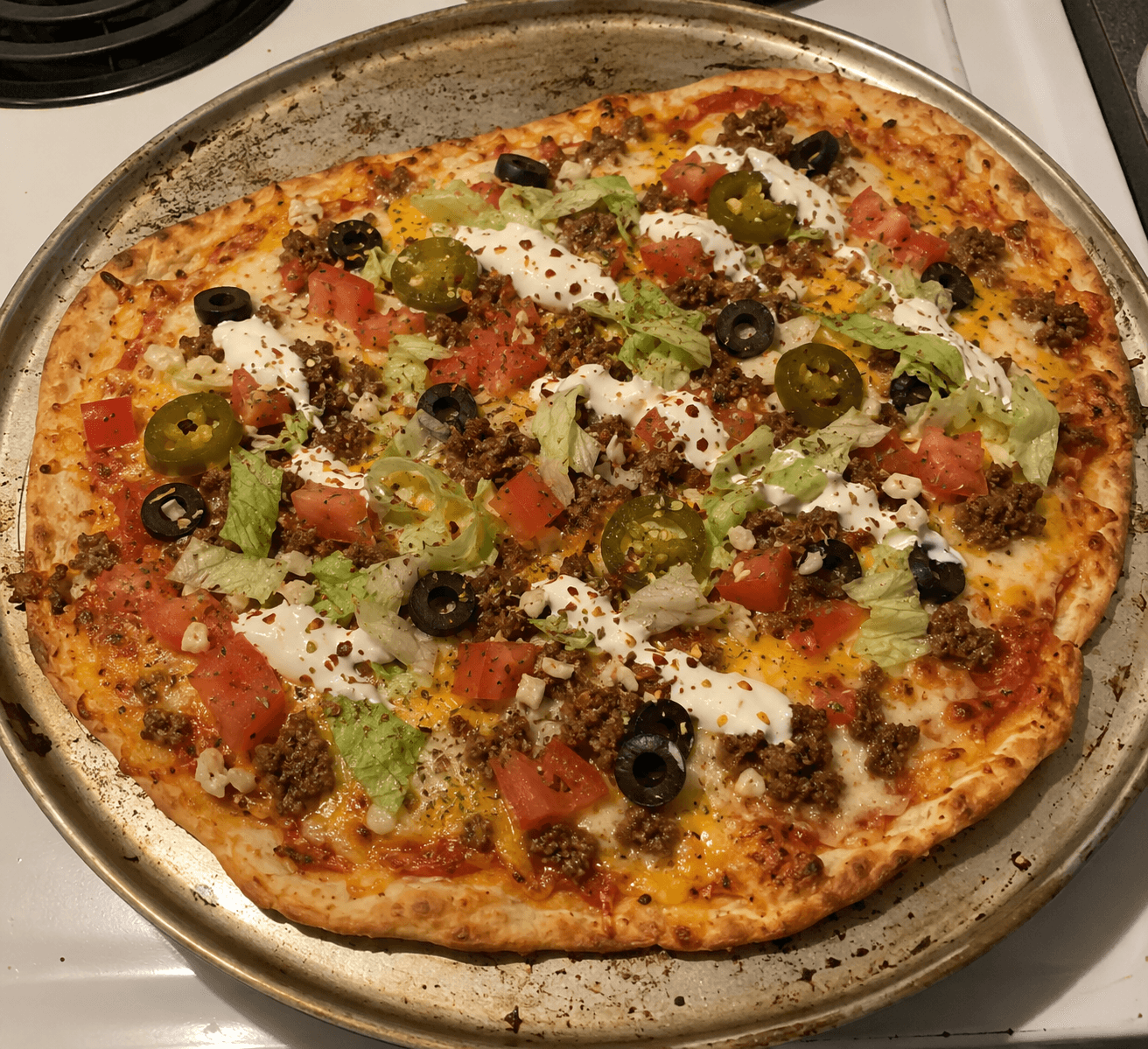 Taco Pizza