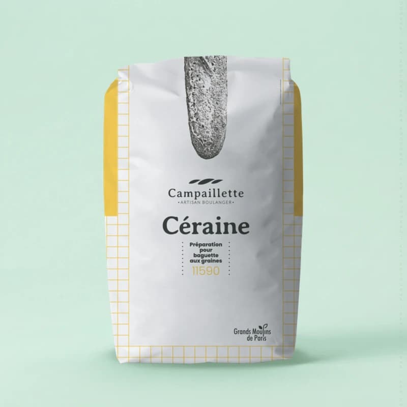 Campaillette céraine - préparation pour baguette aux graines