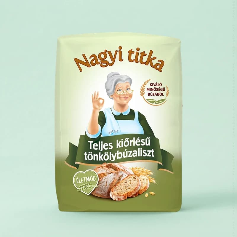 Teljes kiőrlésű tönkölybúzaliszt