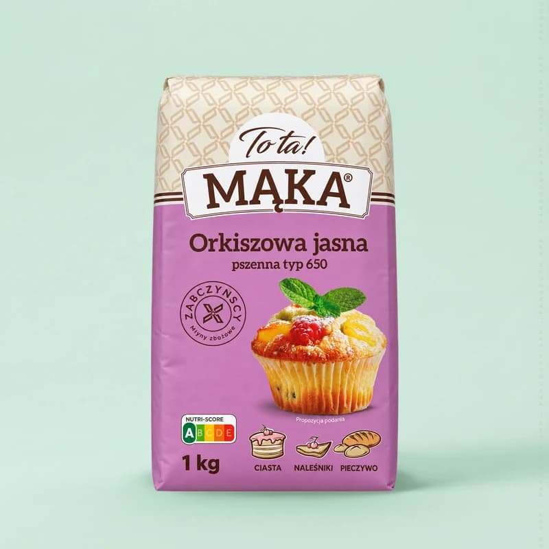 Mąka Orkiszowa Jasna Typ 650