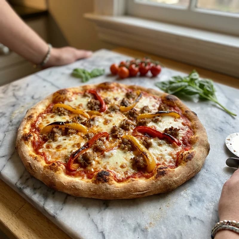 Salsiccia, Grilled Peppers & Provolone Affumicato
