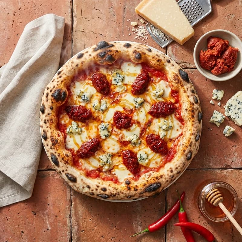 Nduja, Blue Cheese & Hot Honey