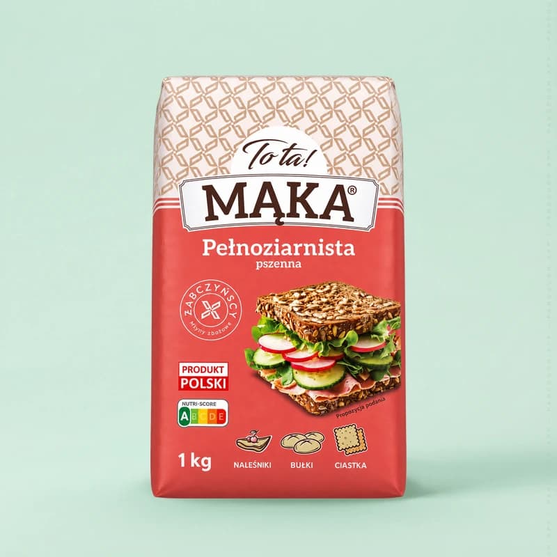 Mąka Pszenna Pełnoziarnista