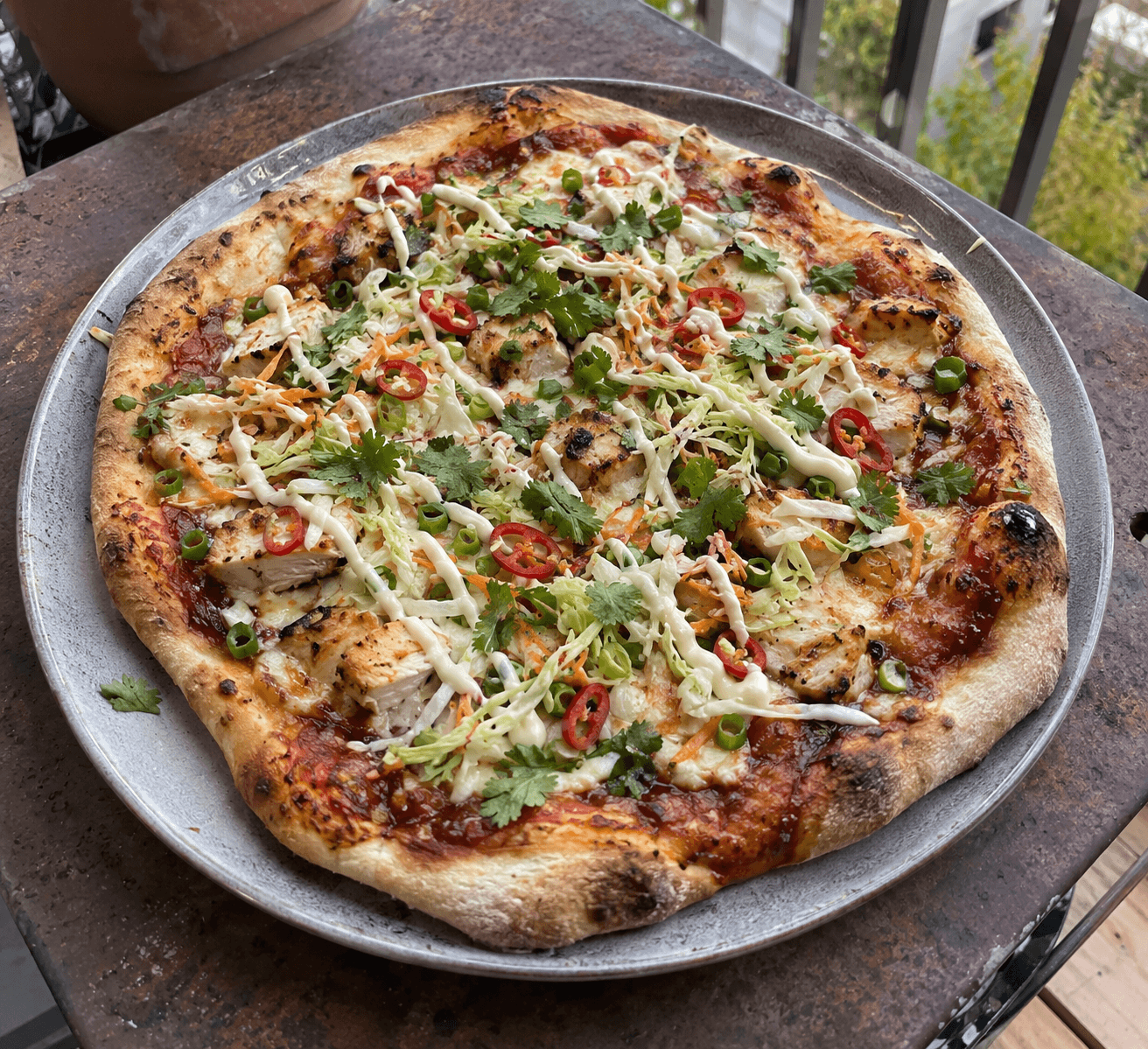 Chicken with Sweet Chili and Slaw