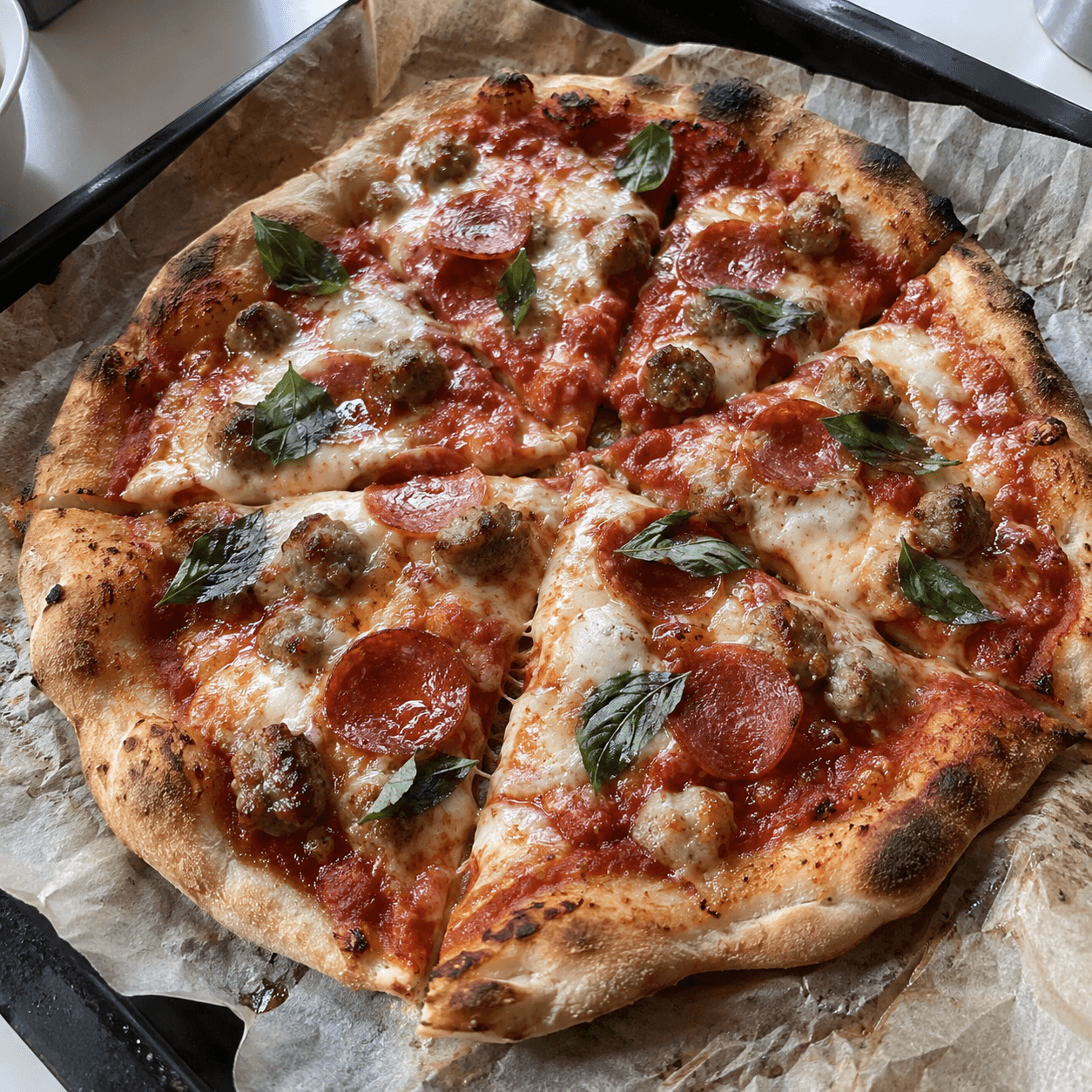 Sausage, Meatballs and Pepperoni
