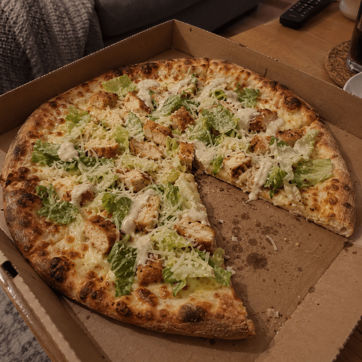Caesar Chicken Pizza