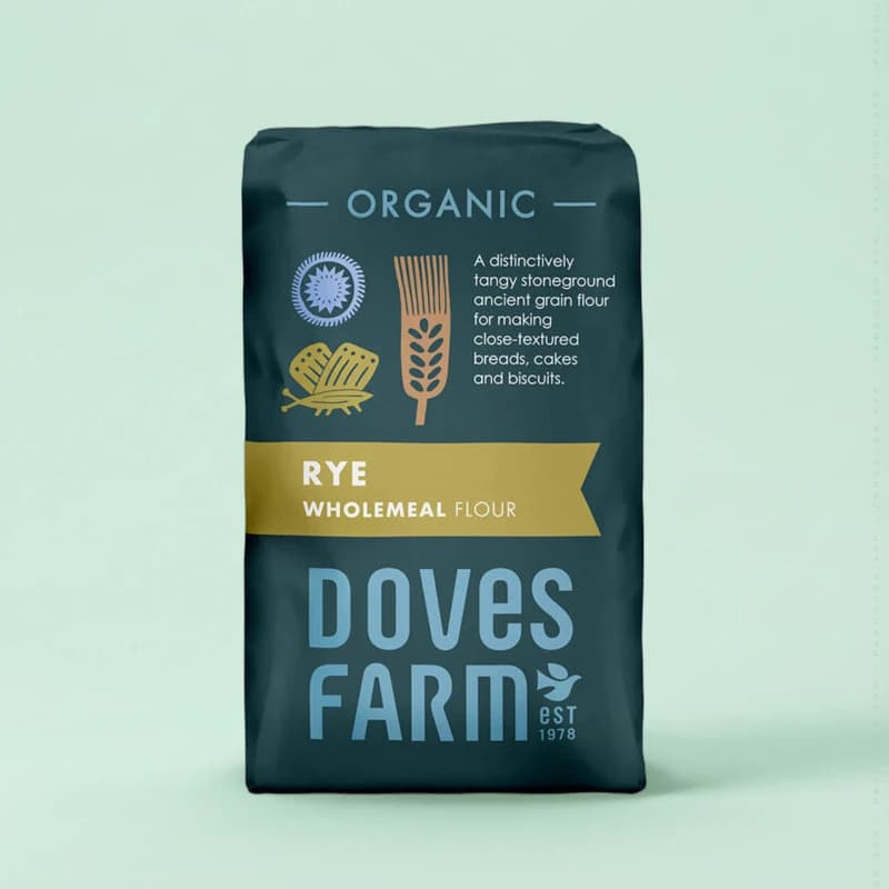 Organic Stoneground Wholemeal Rye Flour