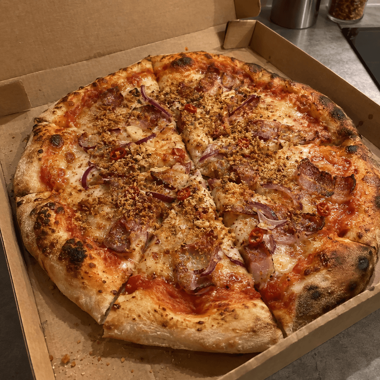 Taleggio, Guanciale and Crispy Breadcrumbs