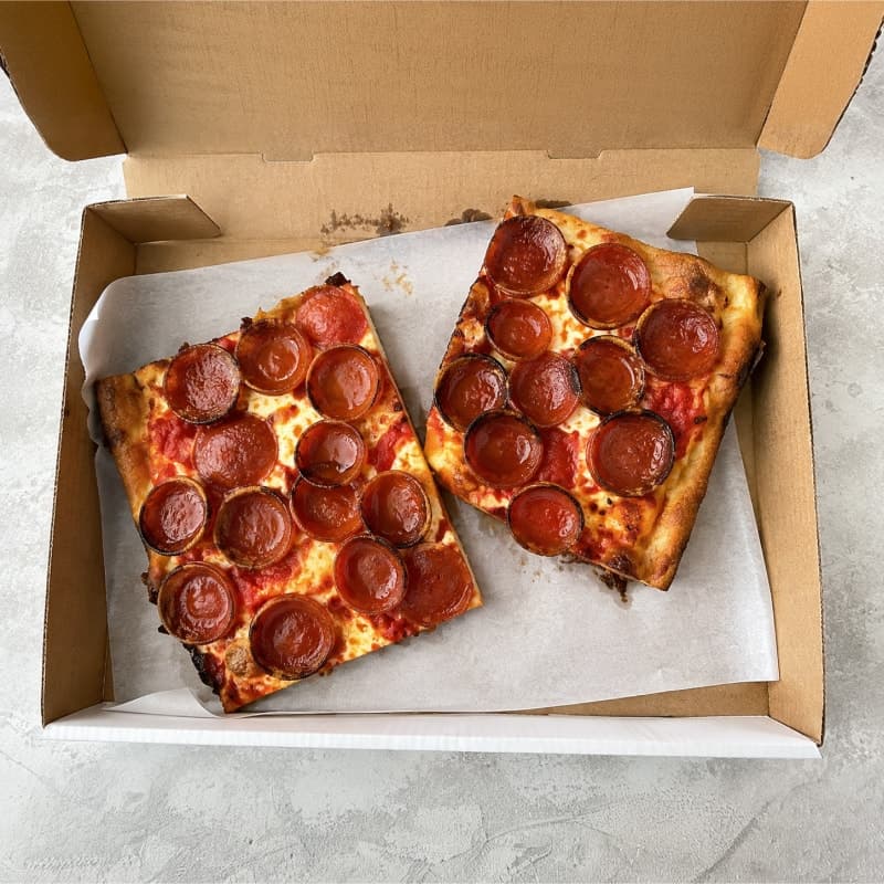 New Yorker Blechpizza