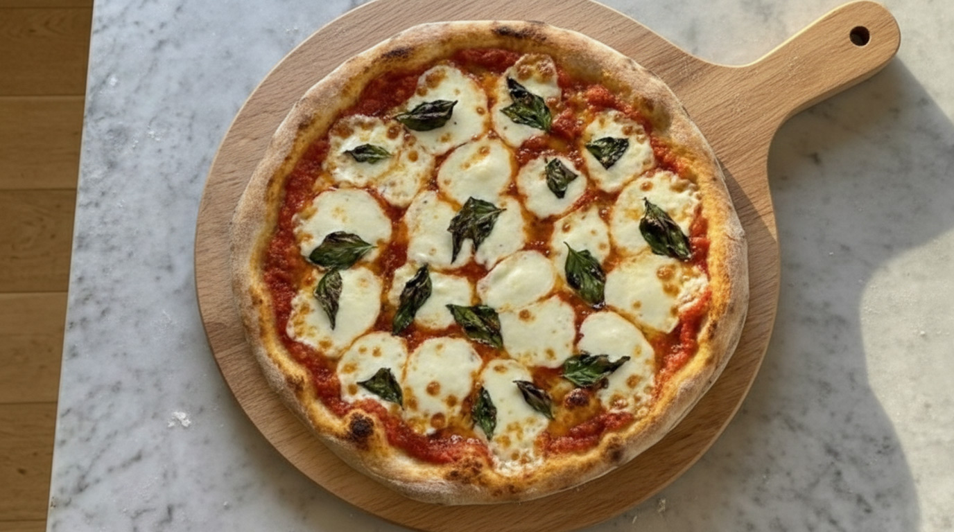 Pizza Margherita — Recette de pizza maison facile